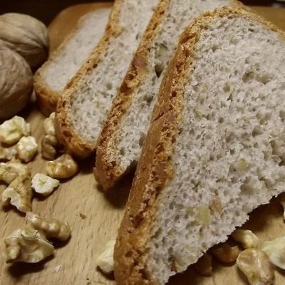 Хлеб с орехами и медом в хлебопечке