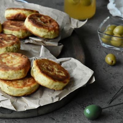 Несладкие сырники с оливками - пикантные, вкусные и ароматные